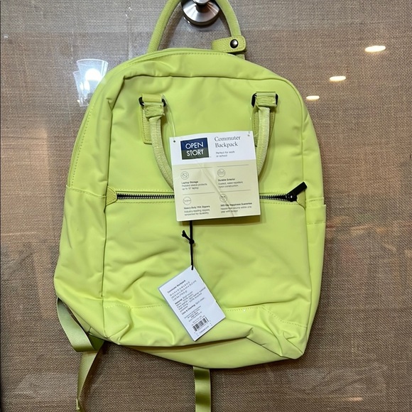 Signature 16" Commuter Backpack - Open Story™ Lime Green Commuter Backpack NWT - Picture 1 of 12